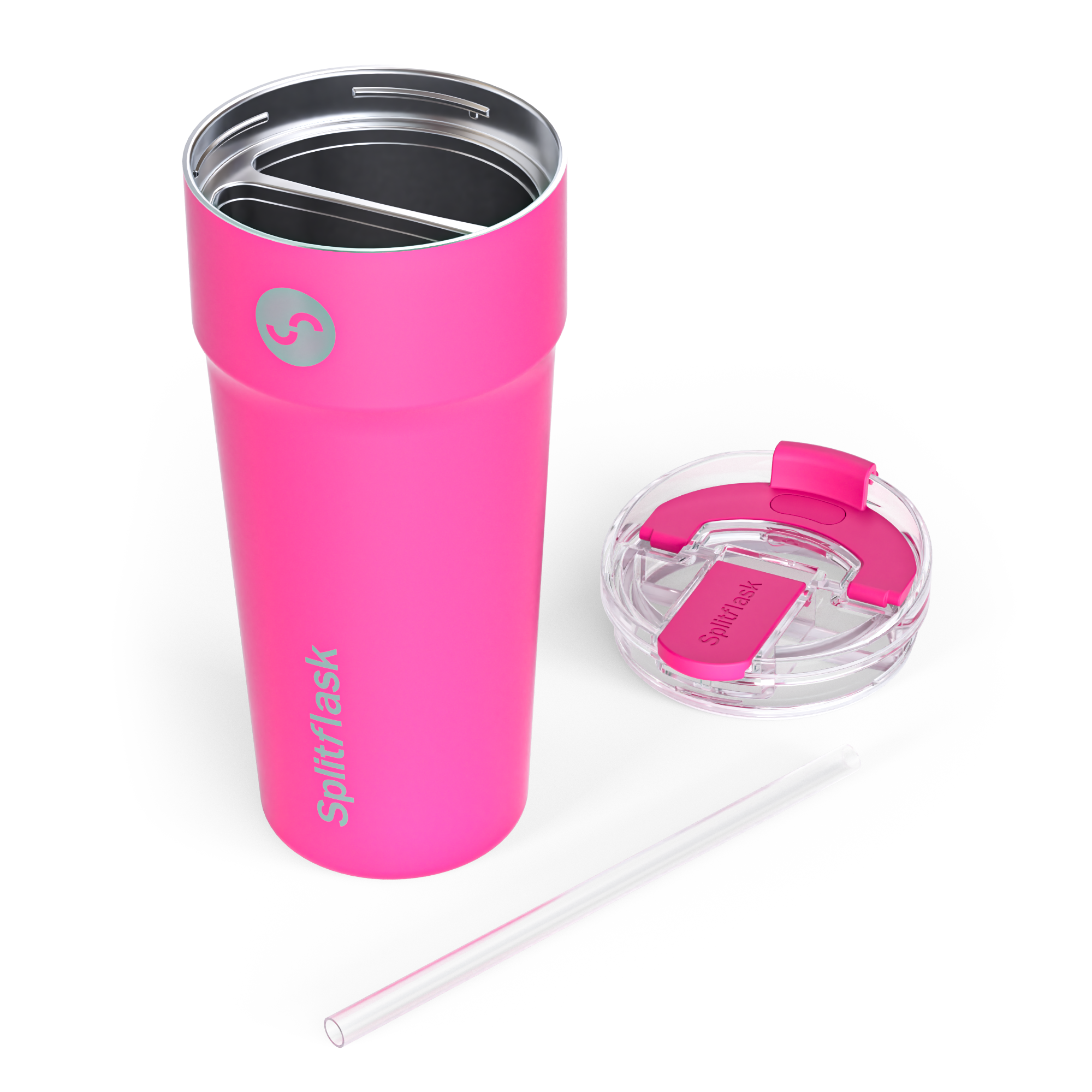 2-IN-1 Stainless Steel Travel Mug (30 oz - 887 ml)