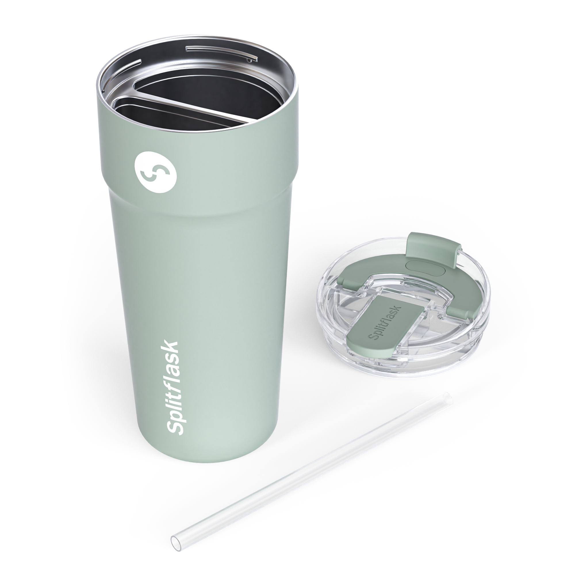 2-IN-1 Stainless Steel Travel Mug (30 oz - 887 ml)