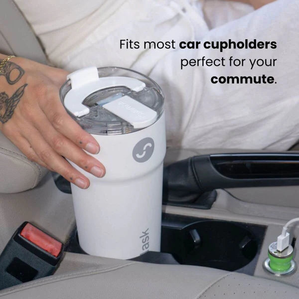 2-IN-1 Stainless Steel Travel Mug (30 oz - 887 ml)
