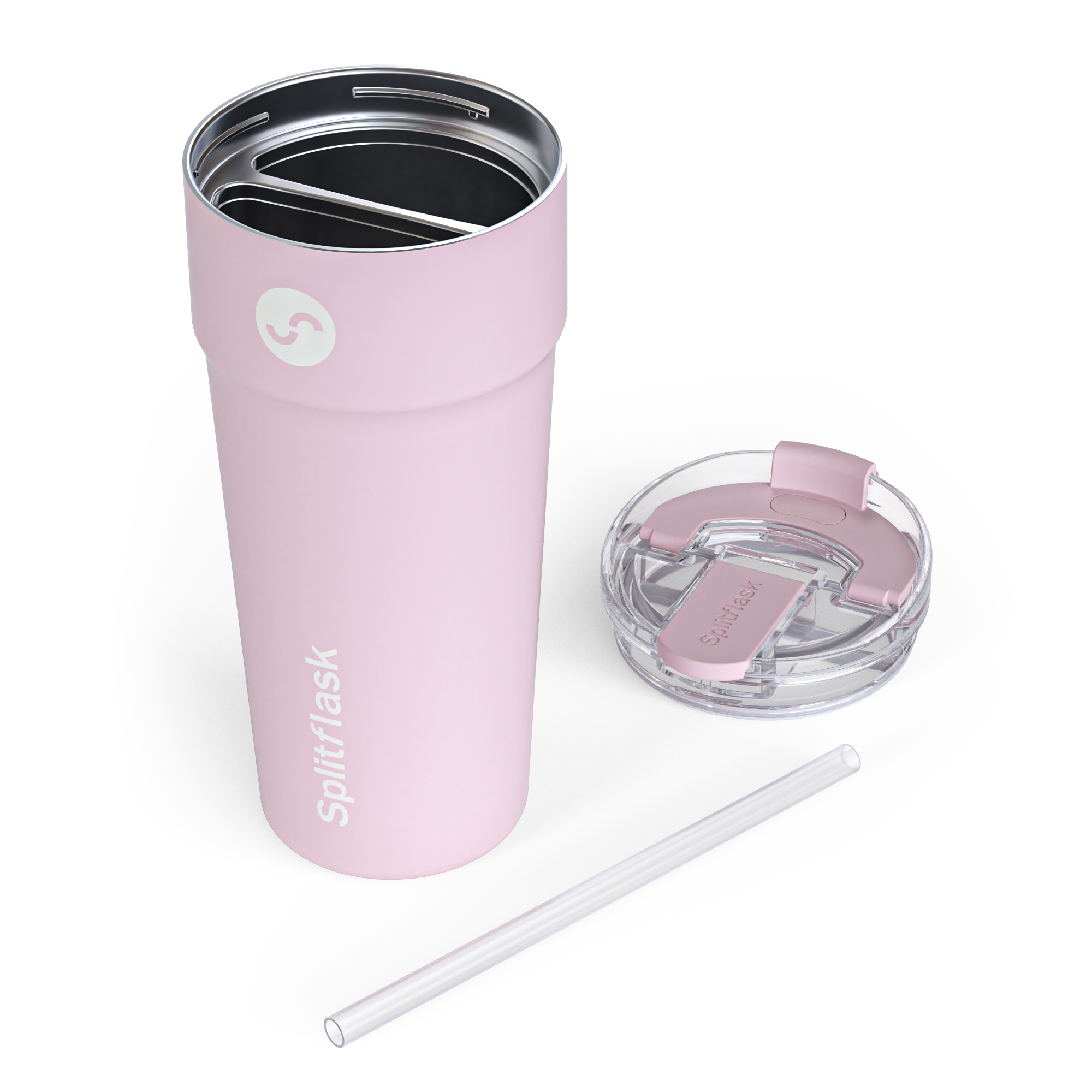 2-IN-1 Stainless Steel Travel Mug (30 oz - 887 ml)