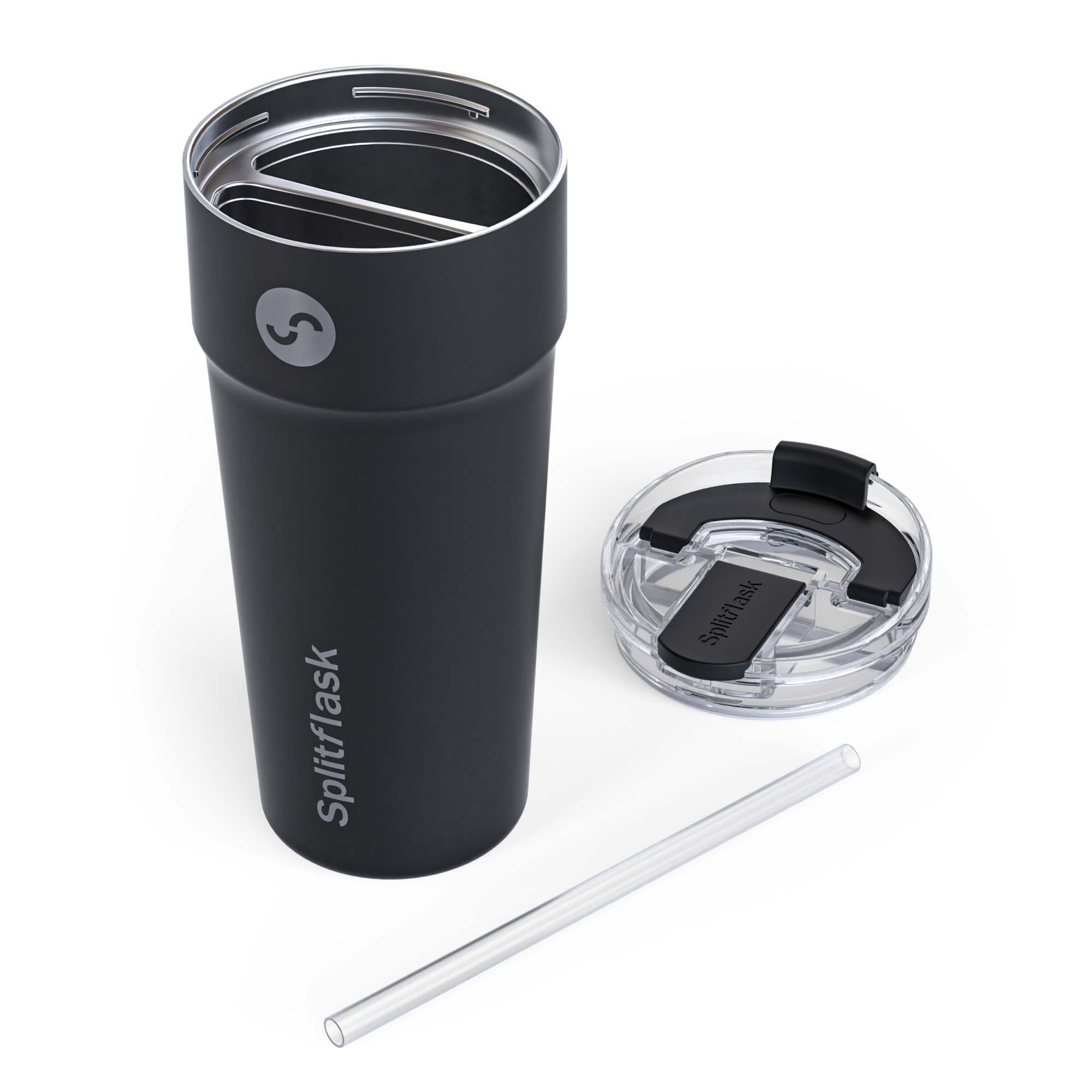 2-IN-1 Stainless Steel Travel Mug (30 oz - 887 ml)