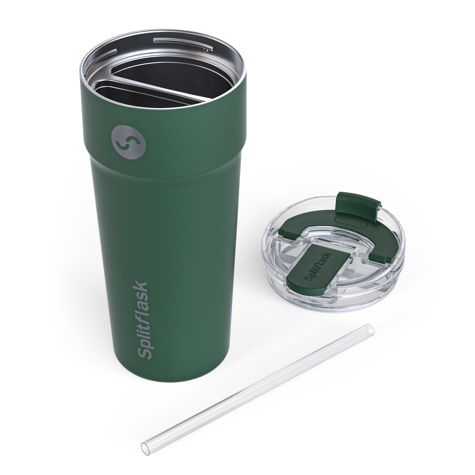 2-IN-1 Stainless Steel Travel Mug (30 oz - 887 ml)