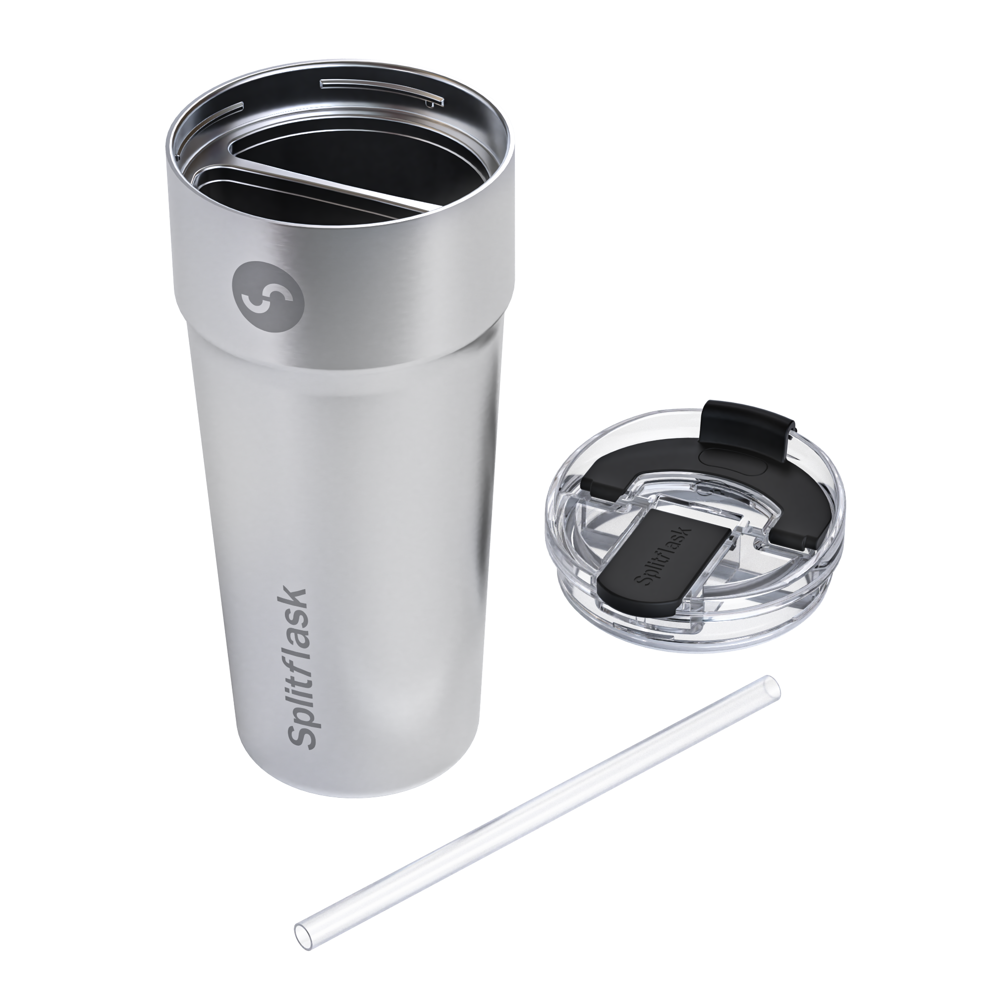 2-IN-1 Stainless Steel Travel Mug (30 oz - 887 ml)